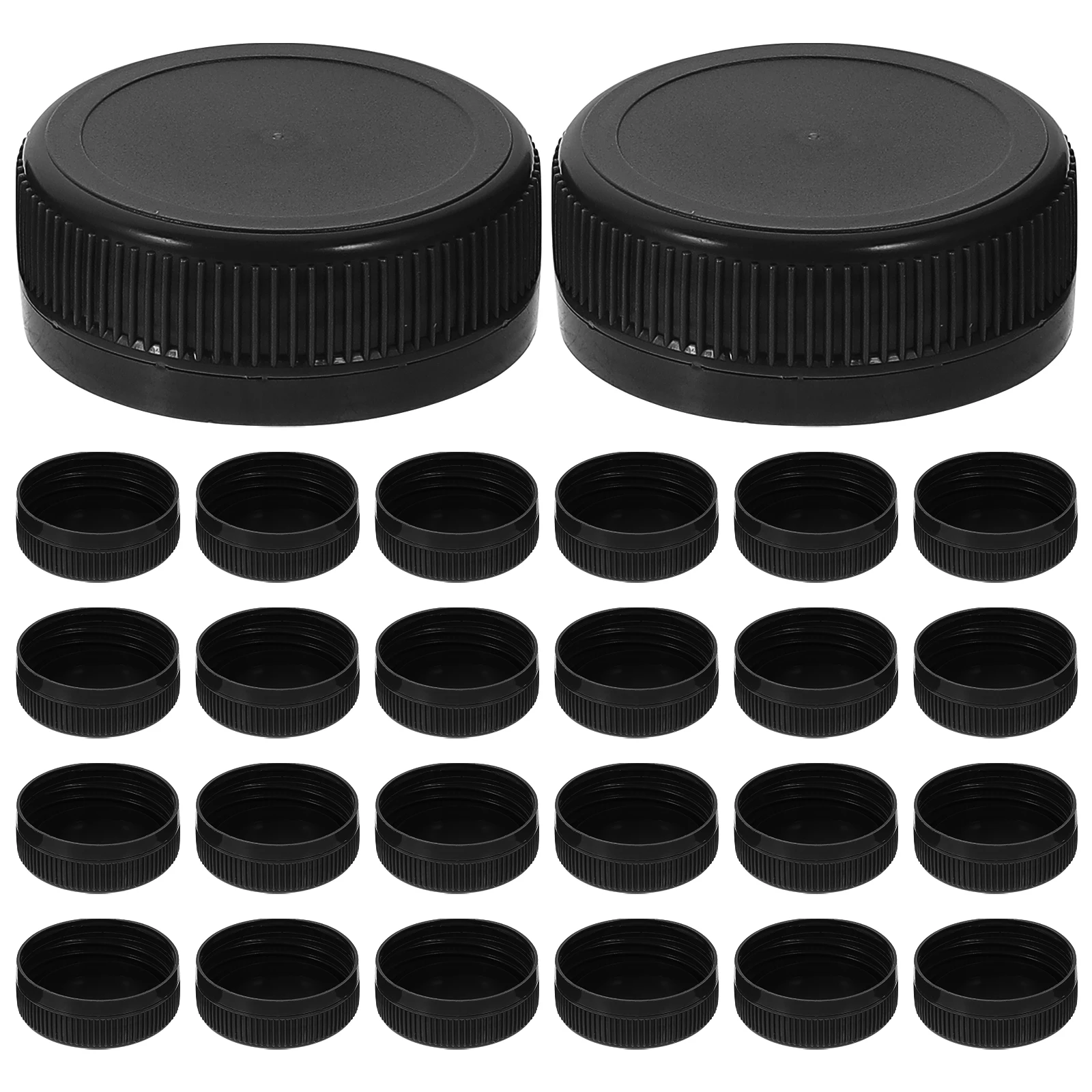 

100pcs Plastic Bottle Caps 30mm Green Large Mouth Reusable DIY Craft Kids Intelligence Montessori Toys Accessories