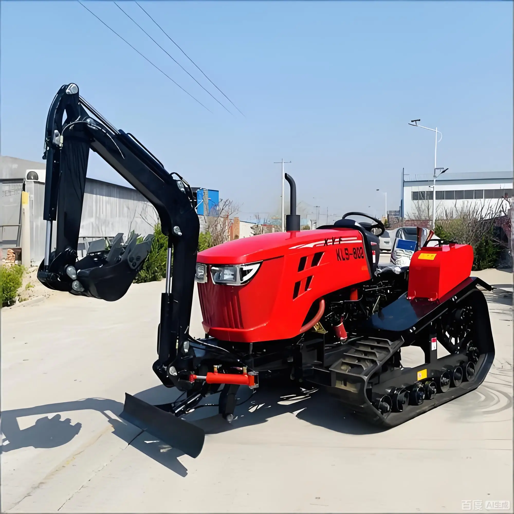 New 35 HP Rotavator for Small Garden Management Agricultural Tractor Diesel Driven Crawler Tractor