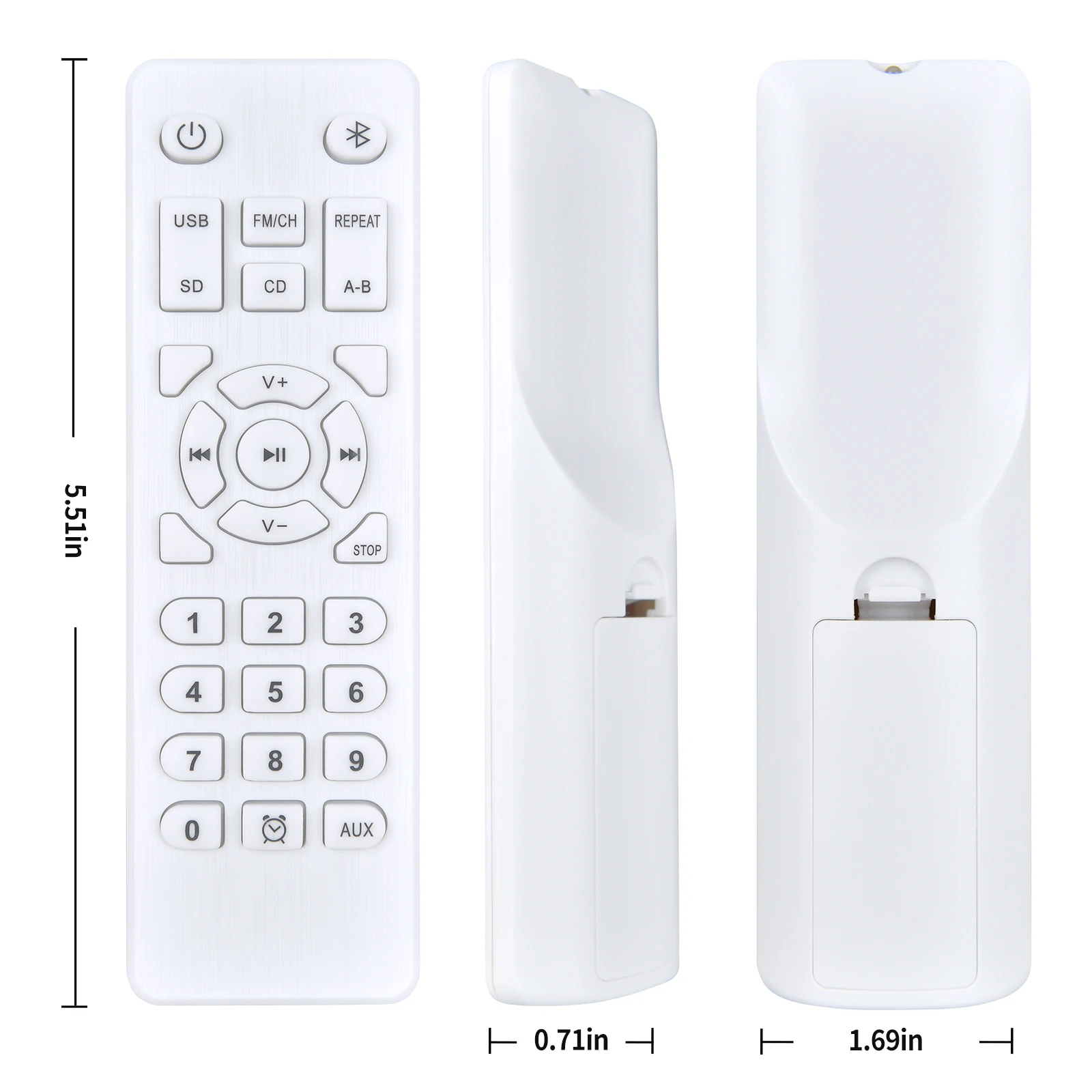 New Remote Control For Qoosea Desktop CD Player KC-809