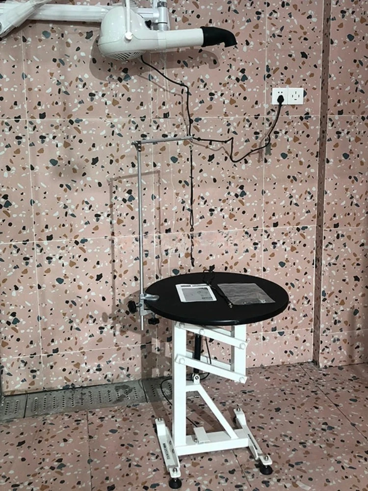 Pet Dog Teddy Bichon Shape Hair Trimming Air Pressure Lifting Rotating Cosmetic Table Beauty Table