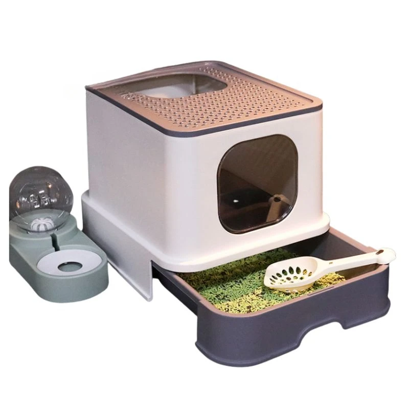 

Premium Indoor Big Cat Bedpans Drawer Toilet Clean Convenient Cat Bedpans Leak Proof Areneros Para Gato Litter Box Furniture