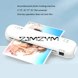 Desktop Laminator Machine Set A4 Size Hot and Cold Lamination for A4 Laminating Pouches for Home Office School