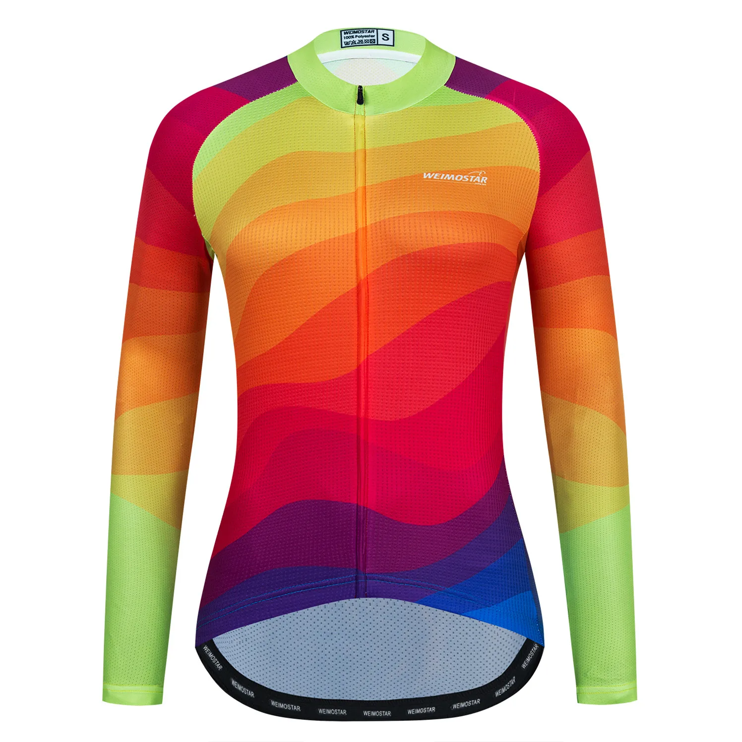 Cycling Jersey Women Bike jerseys long sleeve MTB Top  Pro Team Road Mountain Shirt Biker Clothing Cyclist Blouse Fall  Orange