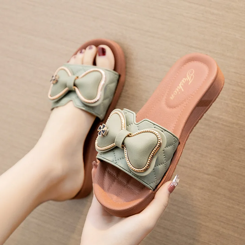 

Fashion Women's Flat Sandals Slip On Non Slip Comfortable Summer Beach Shoes Casual Slides