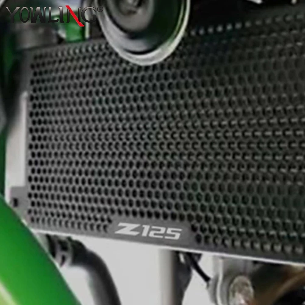 

Motorcycle Radiator Guard Tank Grille Shield Cooler Bezel Protector Cover FOR Kawasaki Ninja 125 Z125 Z 125 2019-2021 2022 2023