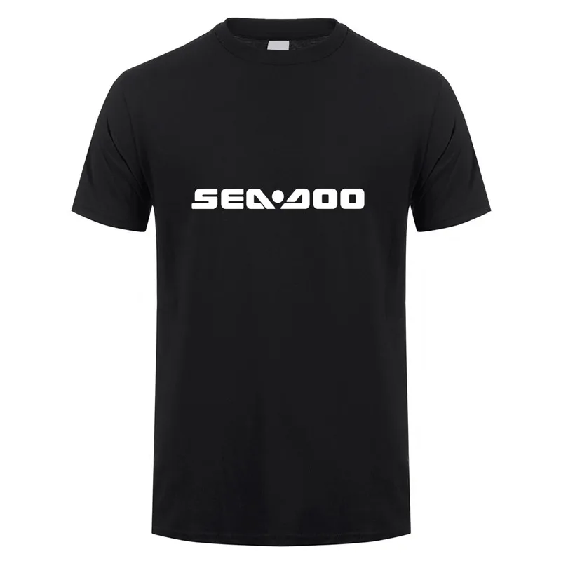 Sea-Doo T Shirts Summer Short Sleeve Cotton Sea Doo Seadoo Moto T-Shirt Mans Tshirt Tops Tees LH-079