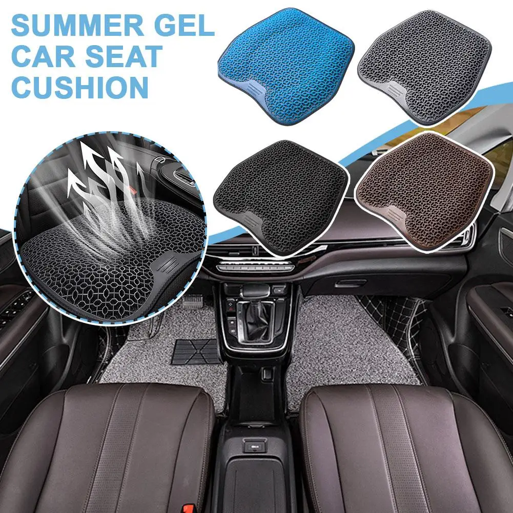 

Car 3D Honeycomb Seat Cushion Cooling Elastic Comfortable Breathable Chair Pad Home Accessories Office Support Mat Car Q1E4