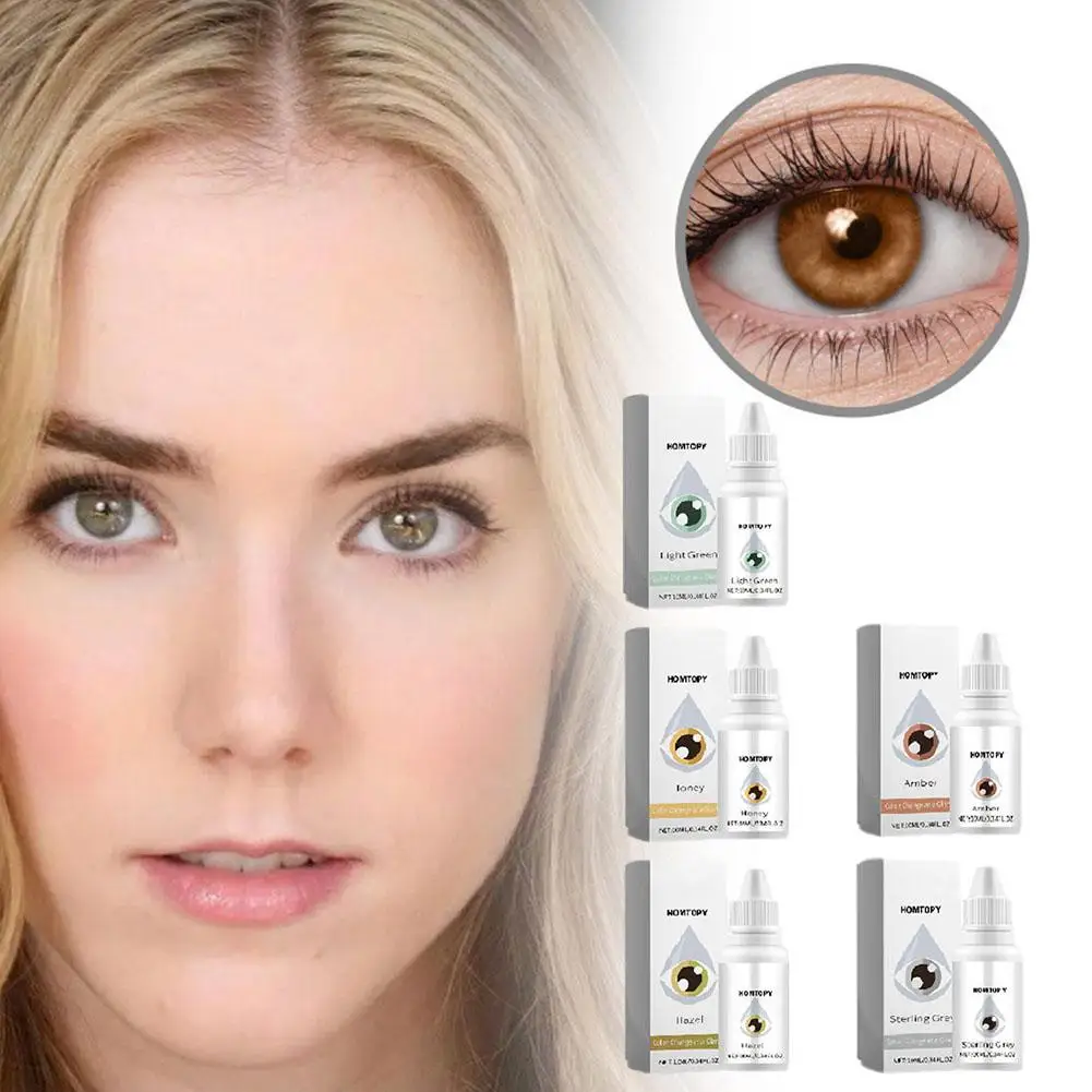 5 Colors 10ml Eye Color Changing Drops Change Your Eye Color IrisInking And Moisturizing Eye Drops