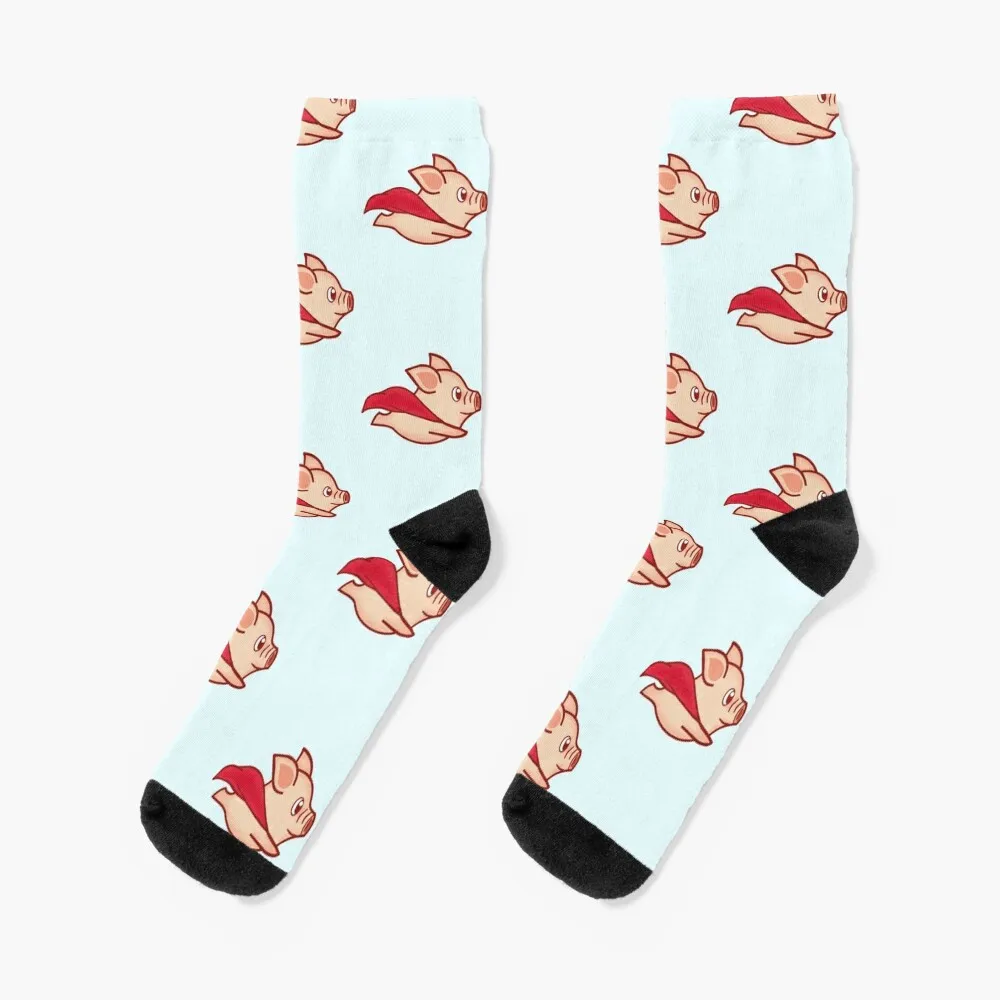 

PIG Socks colored Thermal man winter Socks For Women Men's