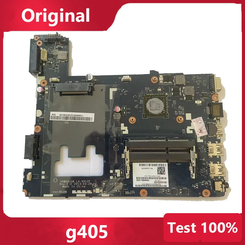 

Оригинальная материнская плата VAWGA / GB LA-9912P для ноутбука Lenovo G405, системная плата со стандартным процессором 100%