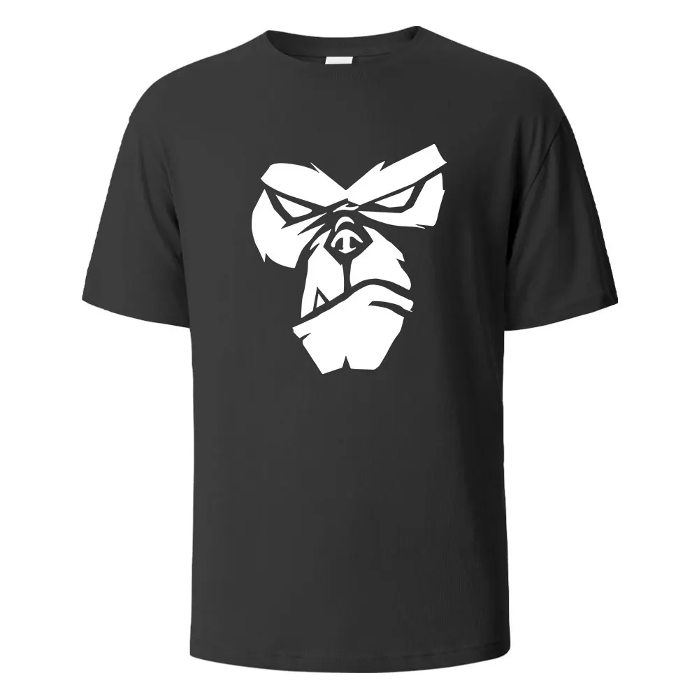 Fun Gorilla Face T-shirt Summer Mens and Womens T-shirts 3D Printed O-Neck Oversized Casual Short Sleeve Street WearLooseT-shirt