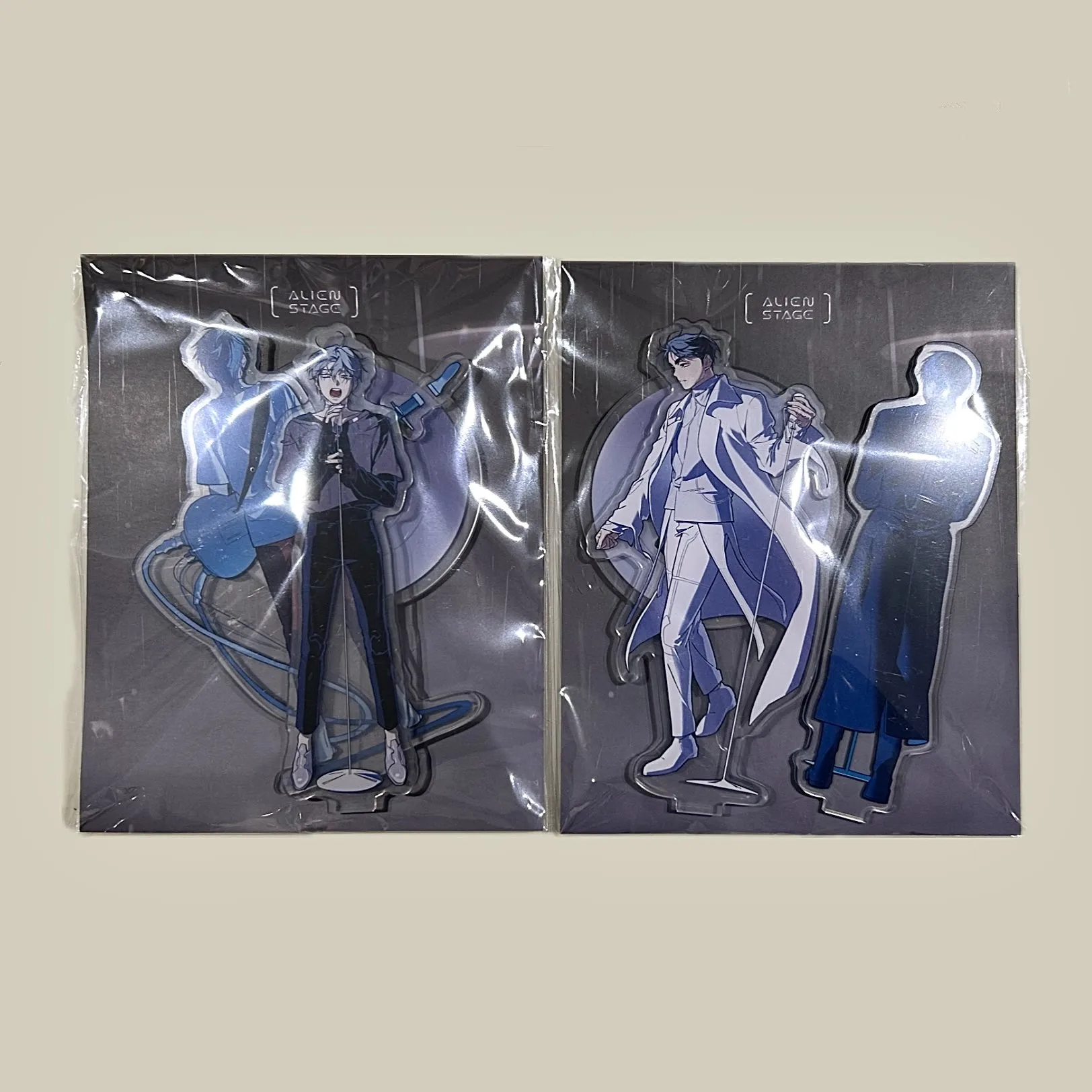 2024 New In Stock Official Korea Comic Alien Stage IVAN & TILL Acrylic Stand  2nd Anniversary Official Original Merchandise