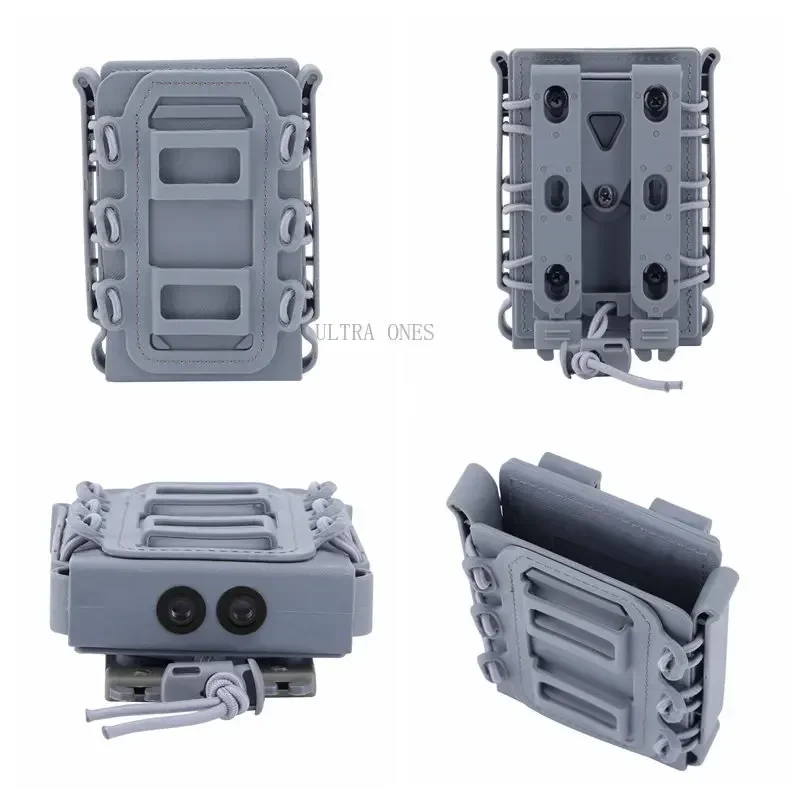 5.56mm 7.62mm Fast Mag Pouch Tattico Molle Magazine Pouches Clip da cintura da tiro Attacco rapido Carrier Fucile Pistola Portariviste