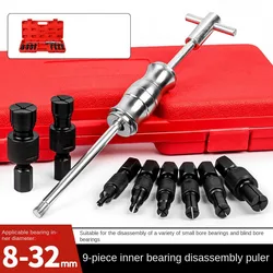 9-piece set of inner hole bearing slide hammer disassembly puller bearing disassembly tool puller extractor