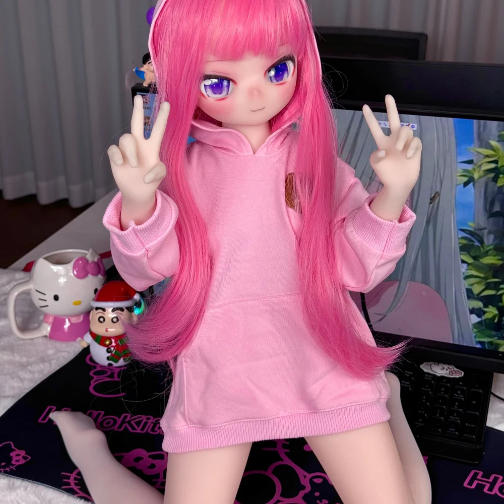 

Pink fake action figure doll,multiple size options,perfect girlfriend,adult male toy,simulating female lower body(without clothe