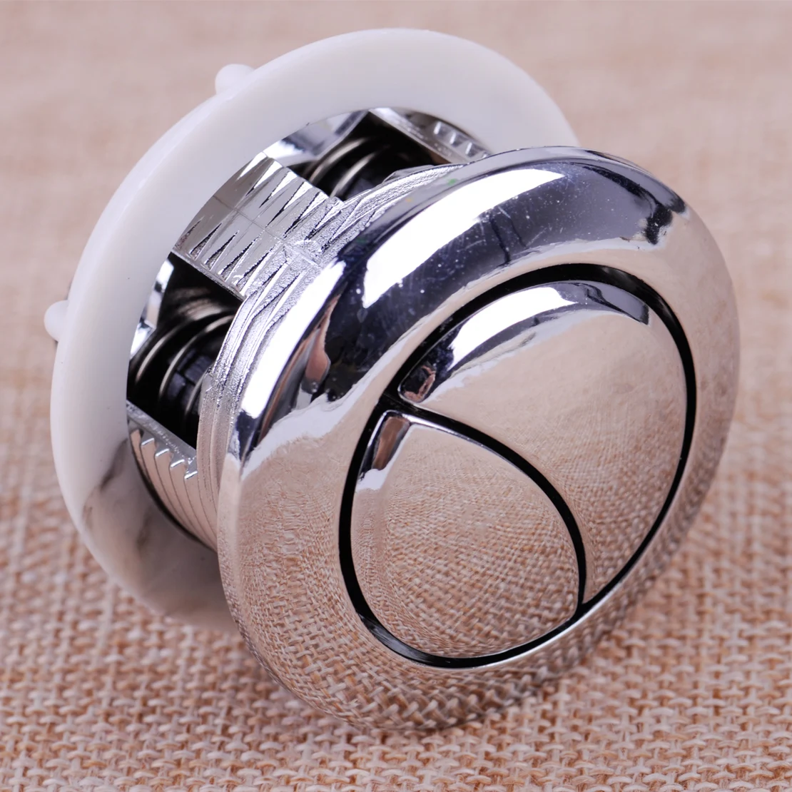 38 /48 / 58mm Dual Flush Push Button Toilet Rod Skin Water Saving Chrome Plated ABS Tools Drop Shipping