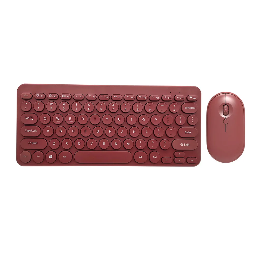 مجموعة لوحة مفاتيح وماوس لاسلكية 2.4 جيجا، مجموعة لوحة مفاتيح وماوس لاسلكية لأجهزة الكمبيوتر المحمول والكمبيوتر اللوحي