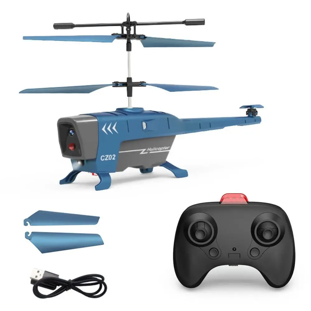 Rechargeable RC Helicopters Cool Light 2.5CH/3.5CH Mini Helicopter Toys Obstacle Avoidance Sensing Aircraft Model Drone Toys