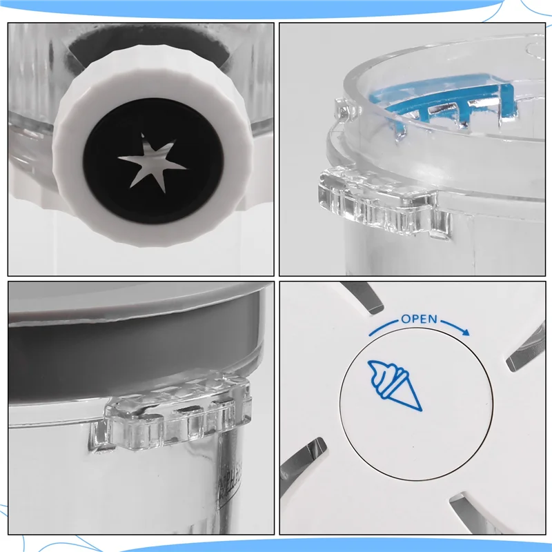 A84G-For Ninja Creami Pints والأغطية لحاويات كريم النينجا لـ Ninja Creami Deluxe Pints