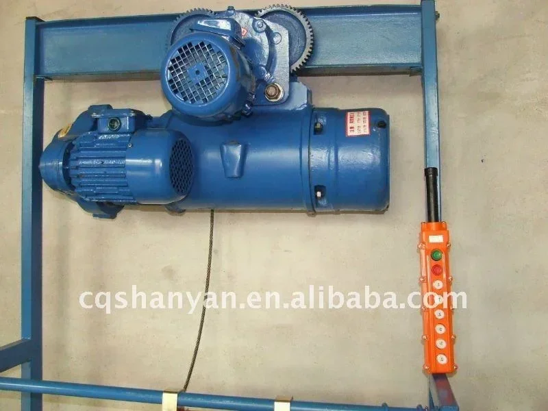 MD Electric Wire Rope Hoist / Provided Wire Rope Pulling Lifting Machine Construction Hoist 500 with Double Speed 8/0.8/m/min