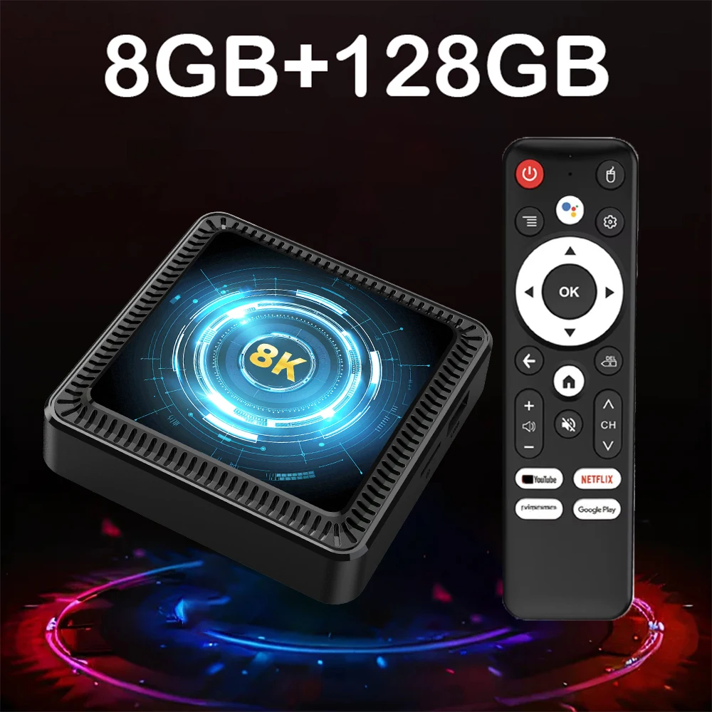 YOZHIXU 초고속 Q19 스마트 TV 박스 안드로이드 16 8GB 128GB 스트리밍 미디어 플레이어 H618 5G 와이파이 BT6.0 Wifi6 구글 음성 지원 셋톱박스