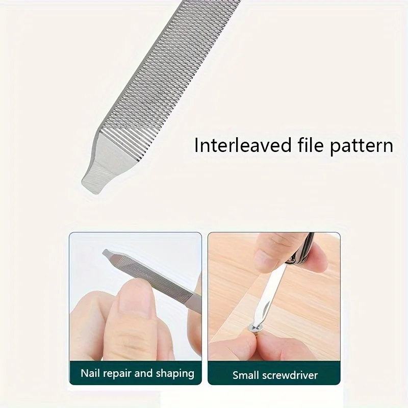 Mini Multifunctional Nail Clippers - Compact Travel Friendly Portable Nail Clippers Suitable for Camping, Outdoor, and Daily Use