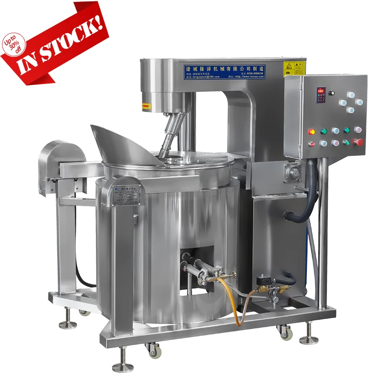 Big Capacity Automatic Industrial Caramel Flavors Gas Electric Popcorn Machine Commercial Popcorn Making Machine Production Line