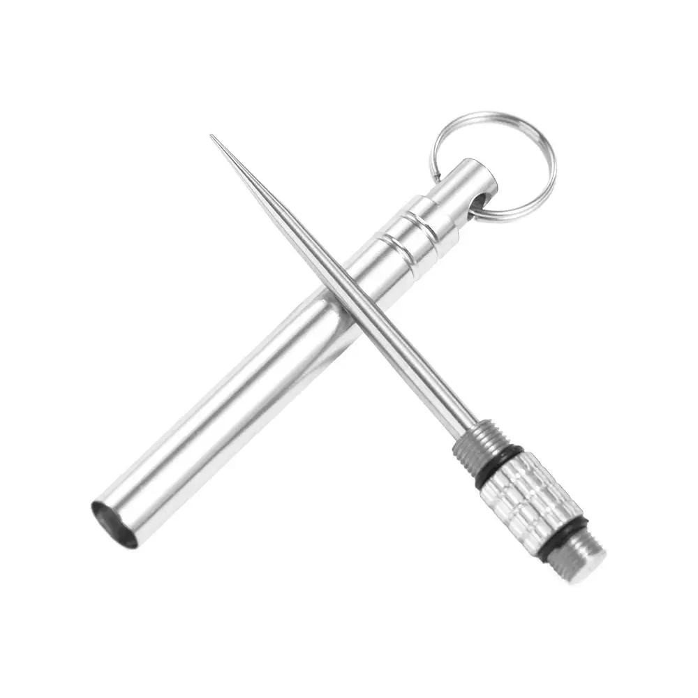 Travel Multi-Purpose Outdoor Portable Camping Tool Toothpick Metal Toothpick EDC Tool Fruit Fork