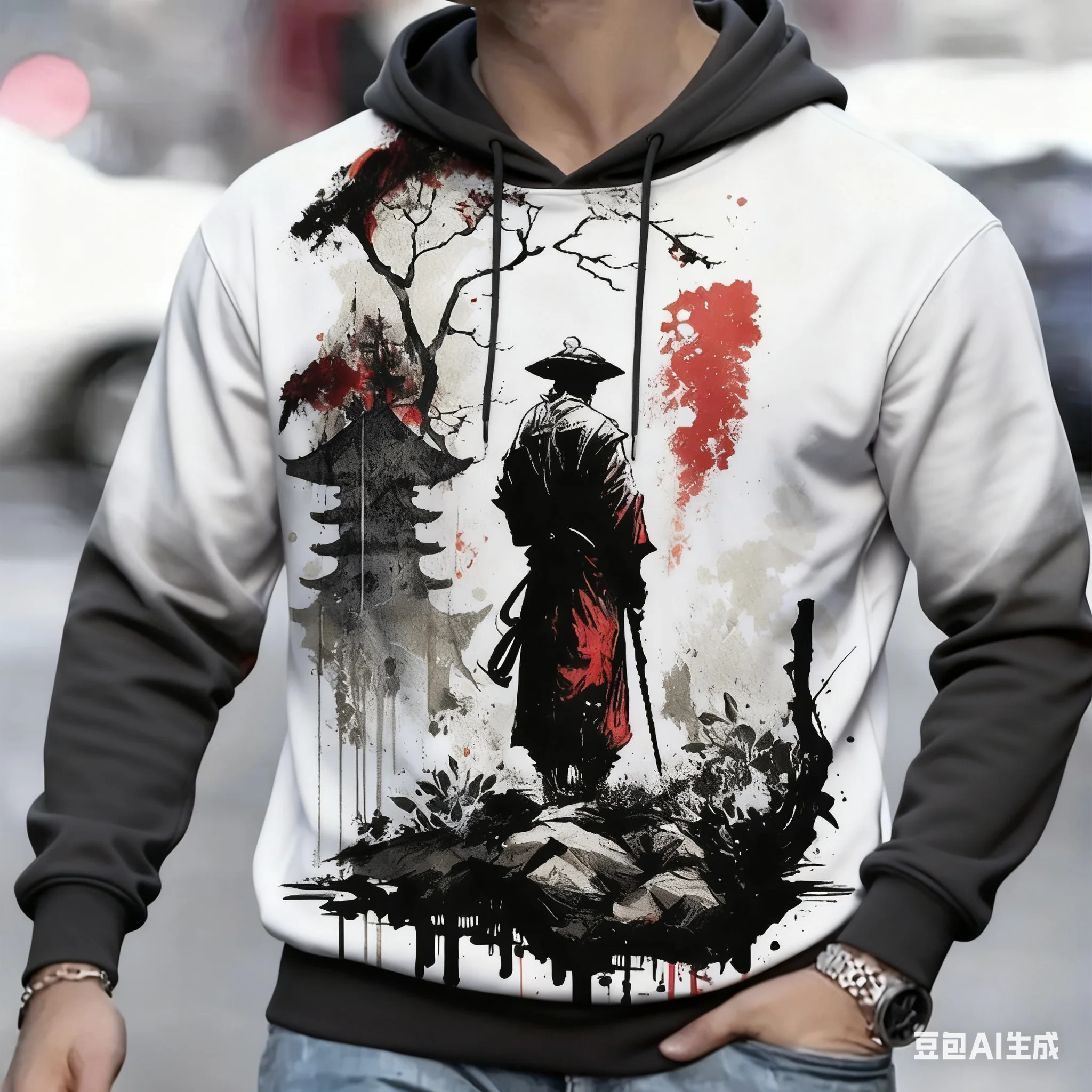 

Funny Samurai 3D Printed Men's Hoodies Autumn and Winter Casual Sweatshirts Fashion Comfortable High Quality Clothing Streetwear