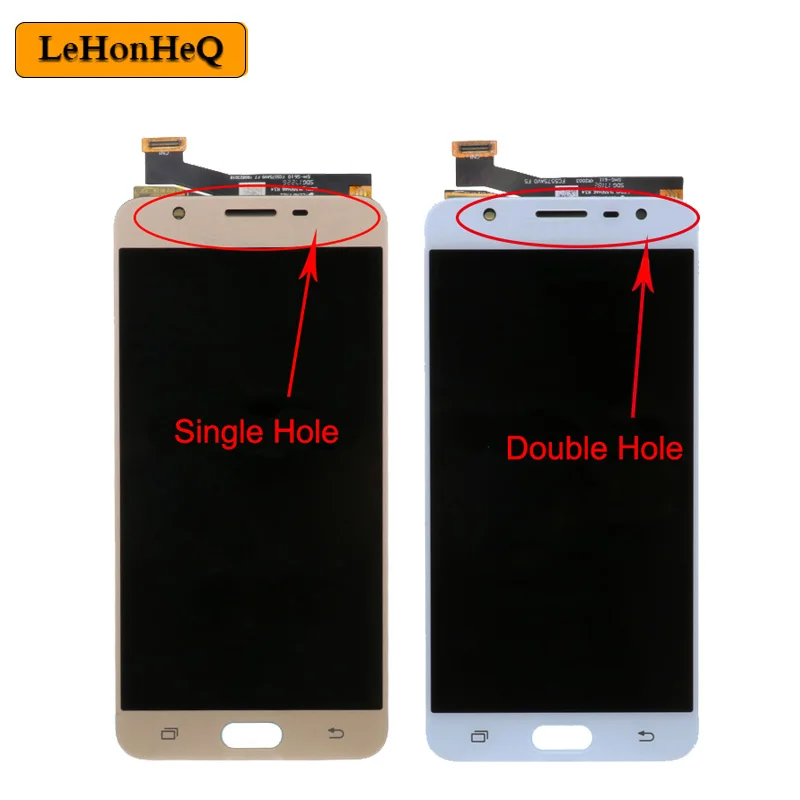 شاشة LCD لهاتف سامسونج J7 Prime مجموعة المحولات الرقمية لشاشة تعمل بلمس لشاشة LCD Samsung G610 G610M