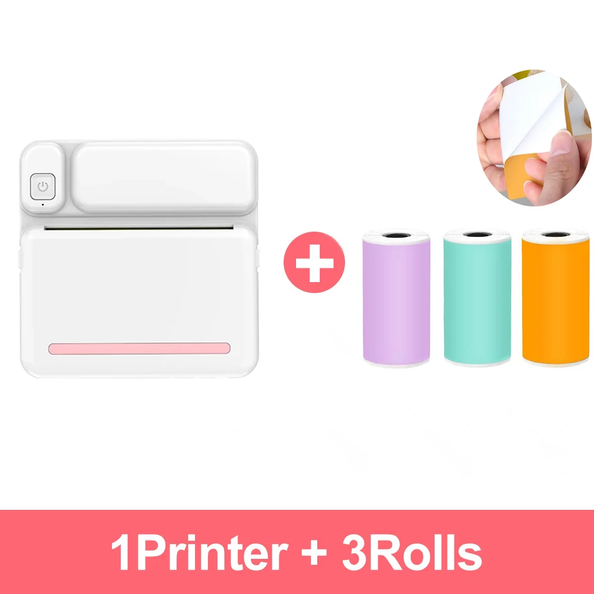 

[Ideal Gift] C19 Mini Portable Photo Printer - Wireless Connectivity, Compatible with Smartphones And PCs, Ideal Gift 53/57mm