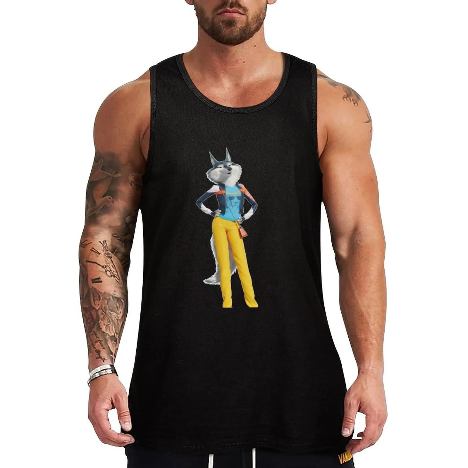

Porsha Crystal from sing 2 movie Active Tank Top Athletic Cut Tank Top Gym Workout Sleeveless Shirt