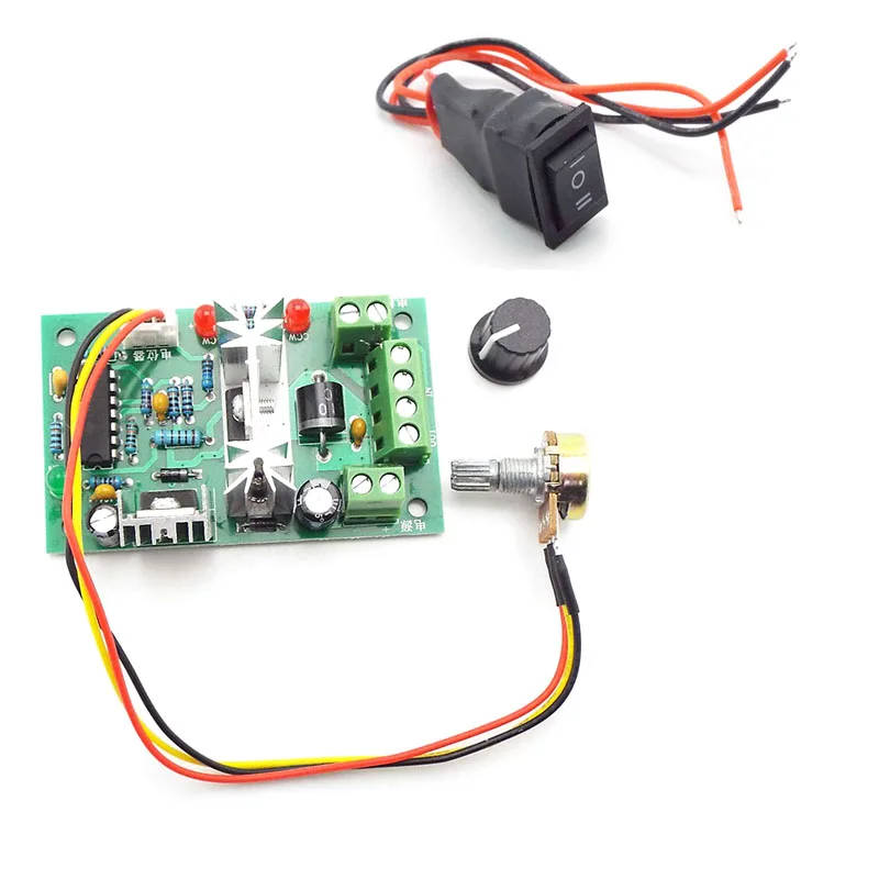 DC 6A 6V-30V CCM6N PWM 12V DC Motor Speed power Controller 12V 24v Positive Inversion Switch Controllers Mini Size R23