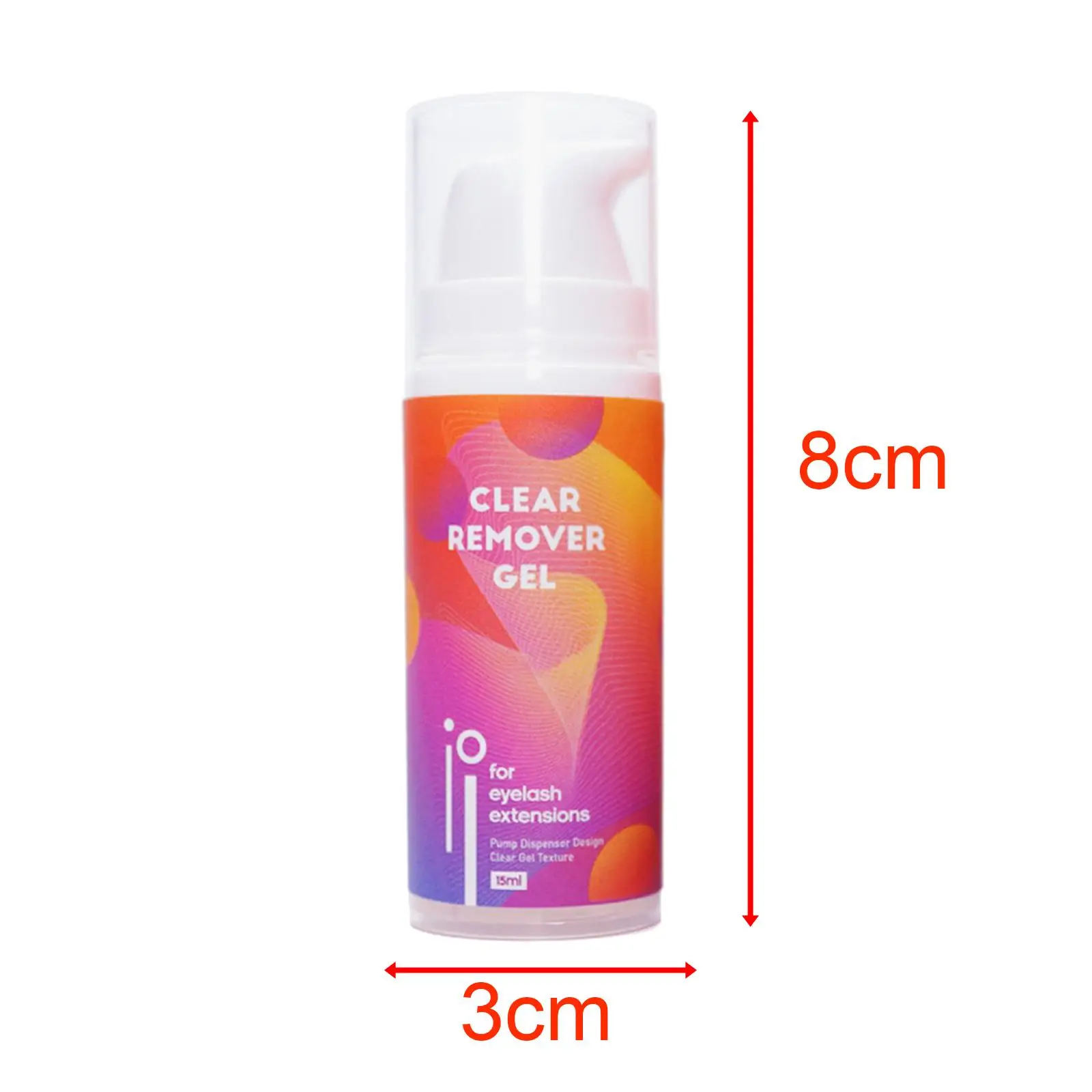 Crème Dissolvante pour Extensions de Cils, Adhésif, Douce et Douce, 15ml