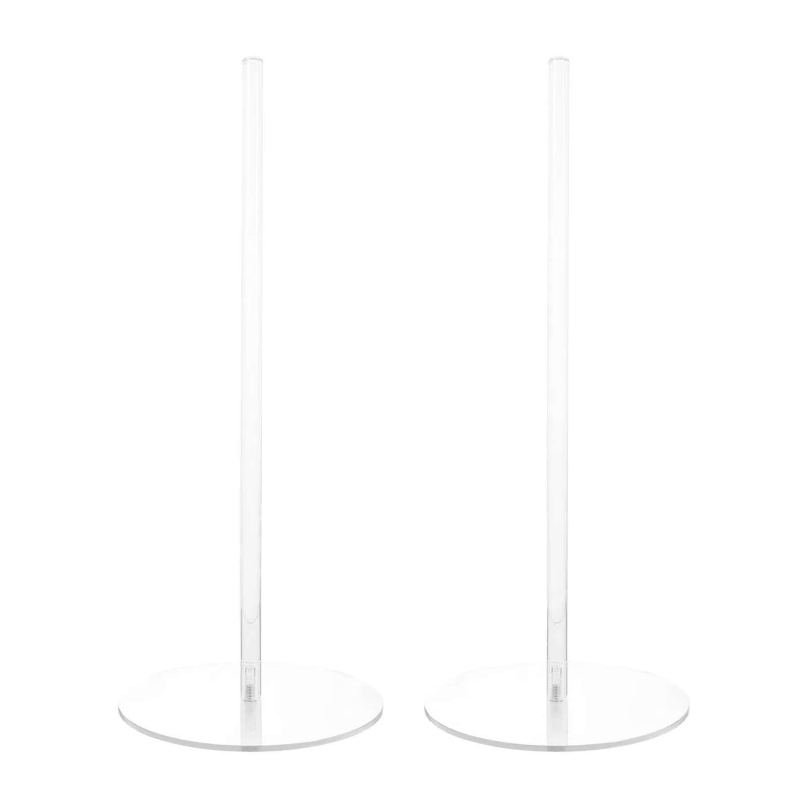 

2Pcs Versatile Clear Acrylic Donut Stand Unique Design for Party Dessert Display Wedding Birthday Treats Holder