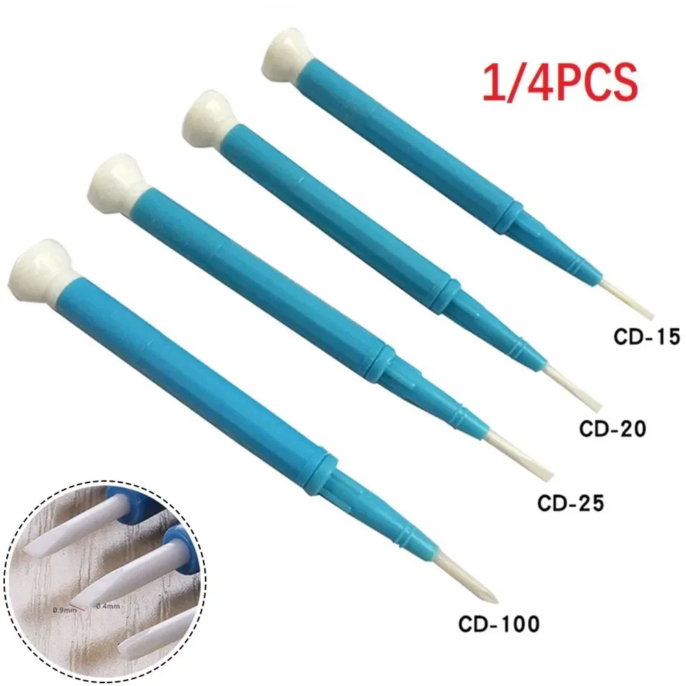 

1pc DIY Adjust Frequency Ceramic Screwdriver Antistatic Non-Magnetic Slotted Screw Driver CD-15/20/25/100 Repair Hand Tool