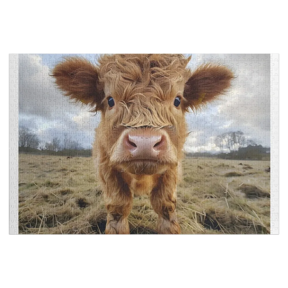 

Highland mini cow - 2 Jigsaw Puzzle Personalised Name Novel Toys For Children 2022 Jigsaw Pieces Adults Puzzle