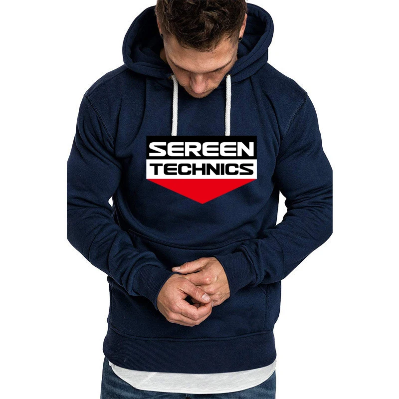 New Spring Autumn Men's Hoodies Technics Dj Turntable Music House Print Casual High Quality Cotton Men's Hoodie Sweatshirt