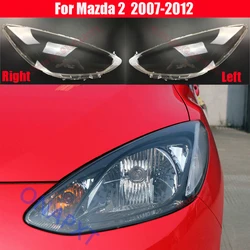 Car Headlight Shell Lamp Shade Transparent Cover Headlight Glass Headlamp Lens Cover For Mazda 2 2007-2012