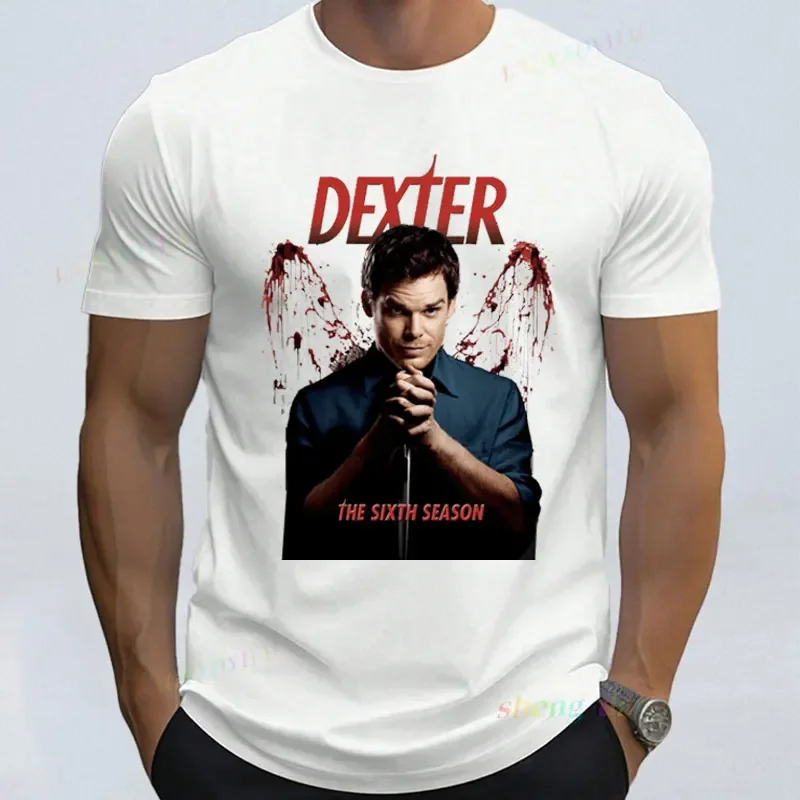 Playera Dexter Morgan, Camiseta de Moda, Personaje de Película, Estilo Casual, Divertida y Popular, Camisa de Poliéster