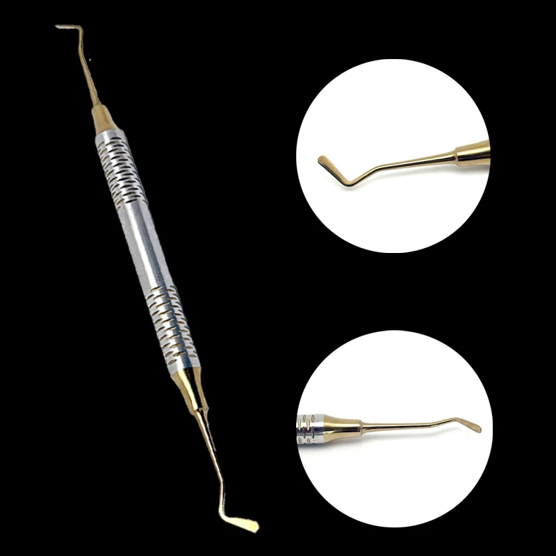 Стоматологический нож для наполнения, инструмент, стоматологические шпатели для наполнения композитной смолой, инструмент для восстановления ручки из нержавеющей стали с двойной головкой