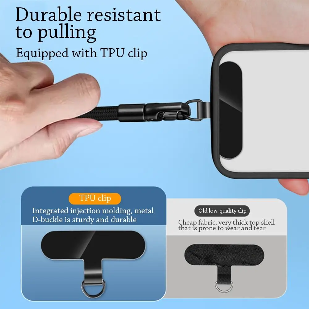 

Cell Phone Accessories Adjustable Lanyard Anti-lost Short Hanging Wrist Straps Woven Universal Hanging Rope Men Women