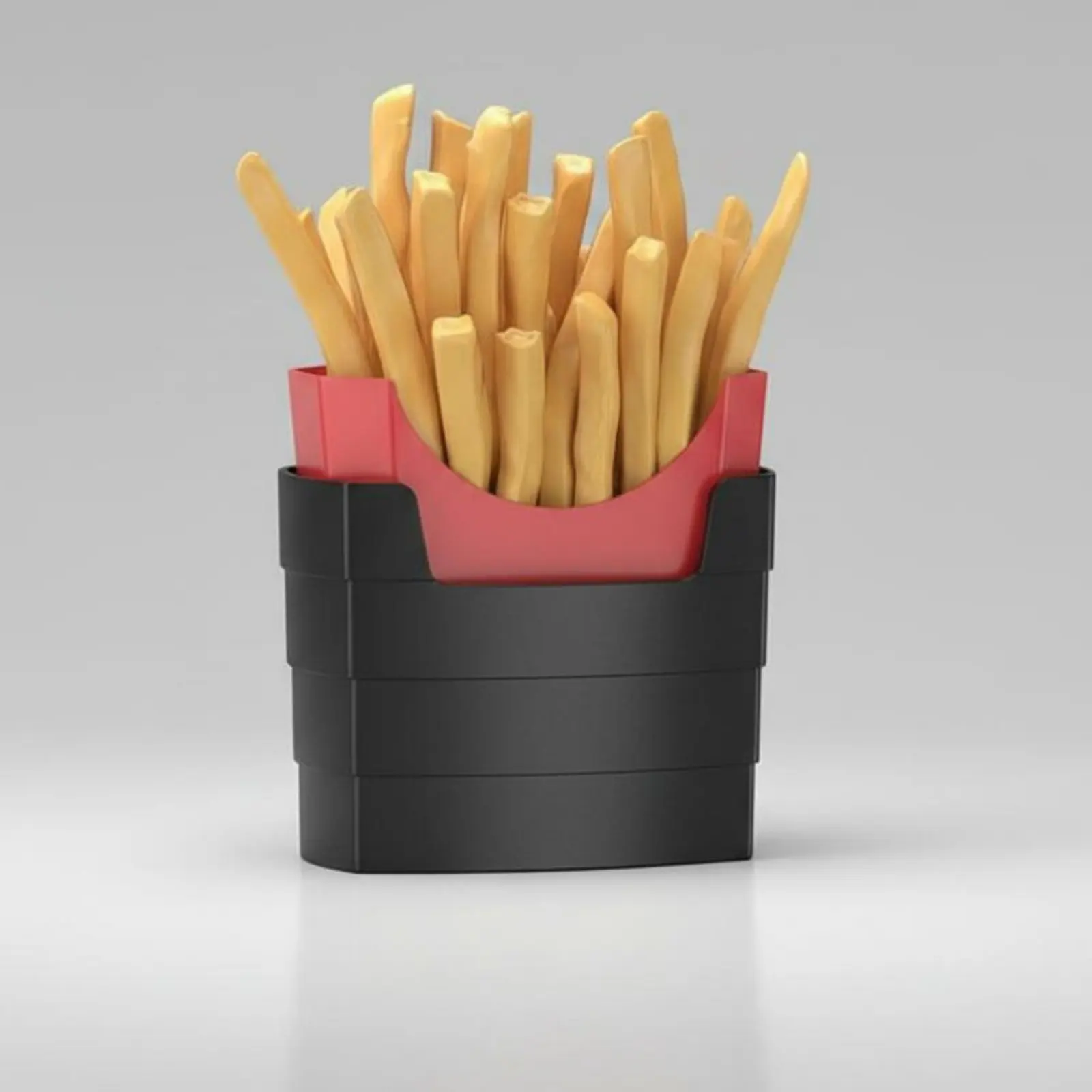 Car Fries Holder Portable French Fry Cup Holder Car Fries Cup Multi Use Snack Organizer Universal Fit for Road Trip