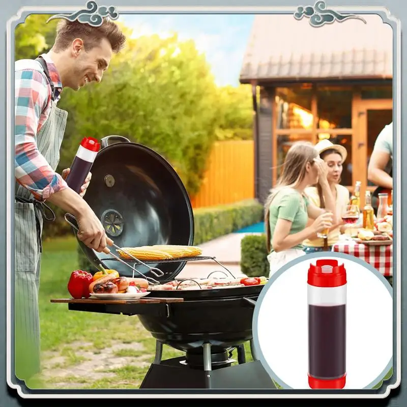 4Pcs Squeeze Bottles Refillable 20 Oz,Inverted Plastic Tip Large Valve Dispenser Condiment Squeeze Bottle Top-Rated