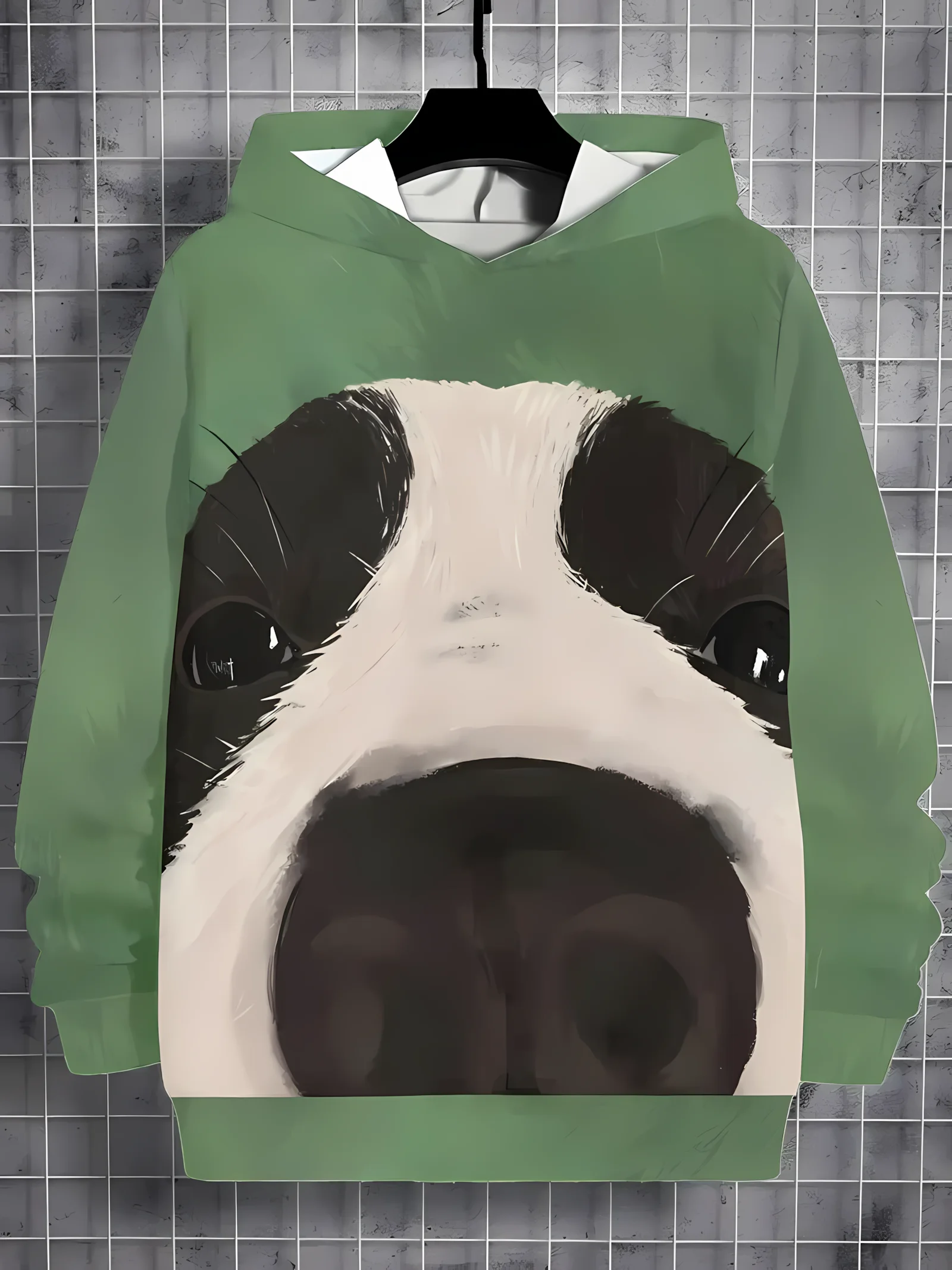 2025 خريف جديد للأطفال لينة هوديي ثلاثية الأبعاد جرو نمط مطبوعة في الهواء الطلق الترفيه الأطفال طويلة الأكمام هوديي