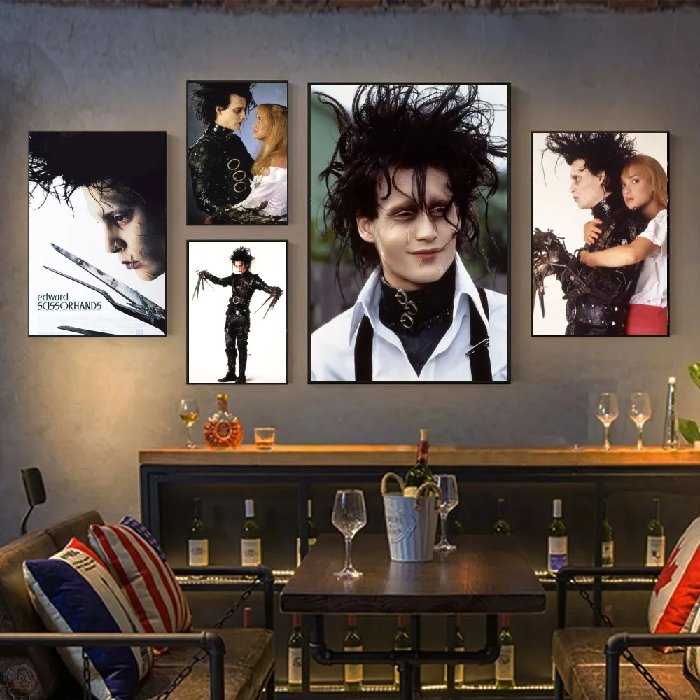 1pc Scissorhands Edward Poster Poster Art Print Bar Living Room Furniture Decor