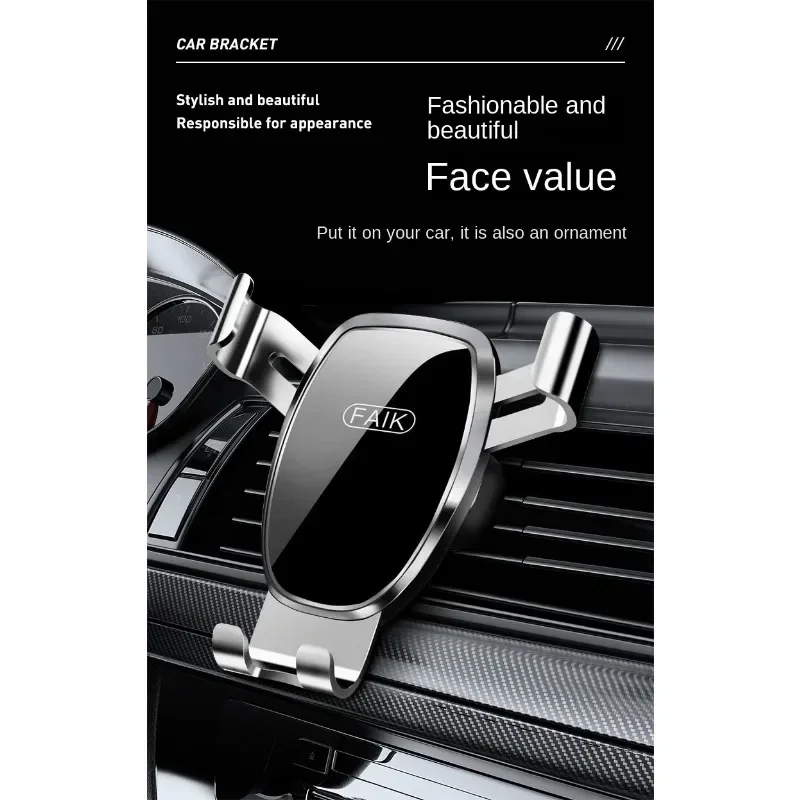 حامل هاتف السيارة الجاذبية - دعامة تثبيت بفتحة تهوية الهواء #4