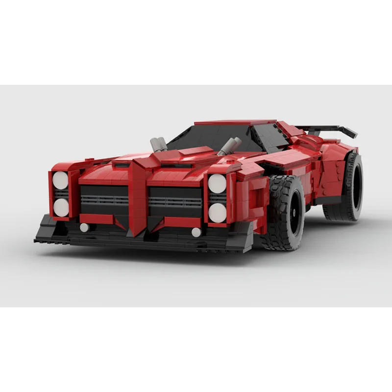 MOC-82318 Rocket League Supercar Splicing Assembly Building Block Model1678Parts Building BlocksKids BirthdayEducational ToyGift