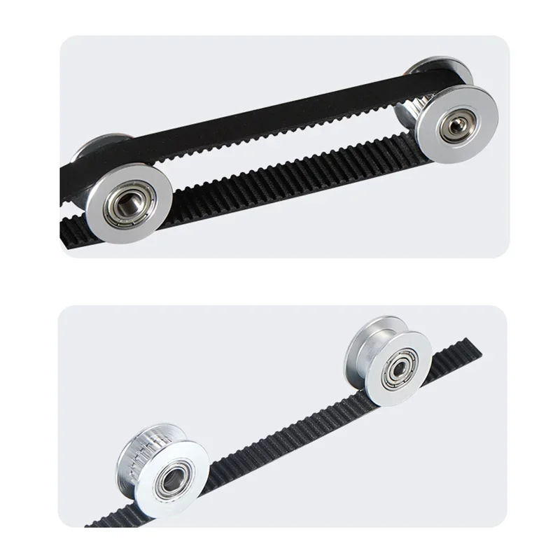 1Pc GT2 Idler Timing Pulley Driven Wheel 16/20 Tooth Wheel Bore 3/4/5mm Aluminium Gear Teeth / Smooth For 3D Printer Accessories