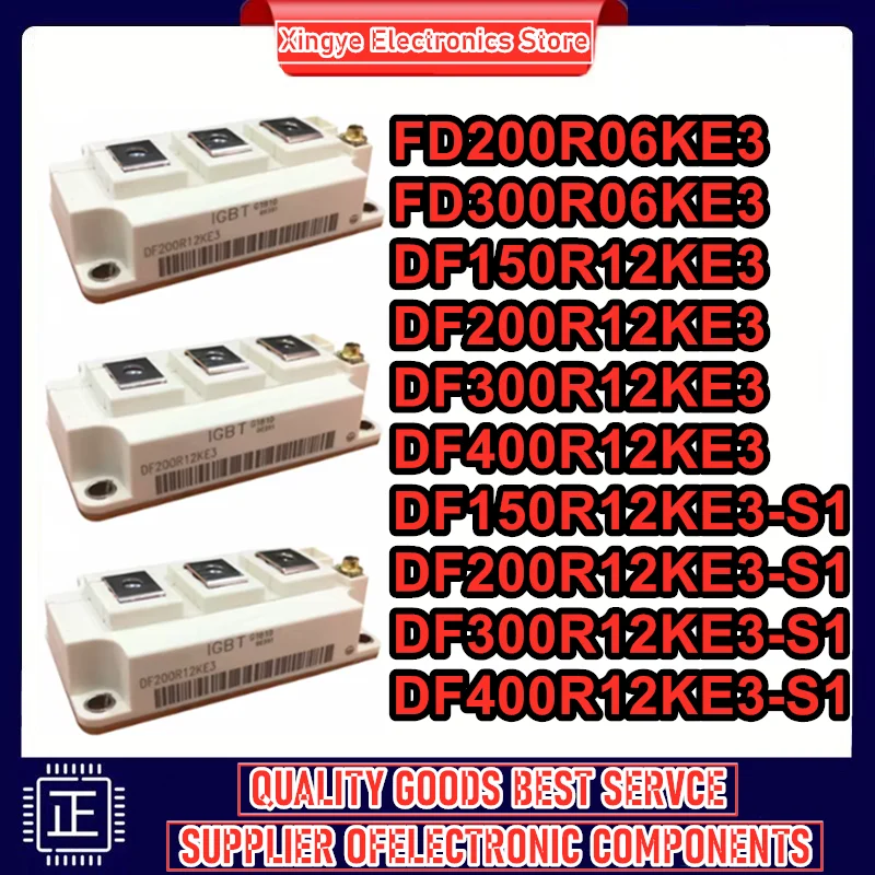 

FD200R06KE3 FD300R06KE3 DF150R12KE3 DF200R12KE3 DF300R12KE3 DF400R12KE3 DF150R12KE3-S1 DF200R12KE3-S1 DF300R12KE3-S1 IGBT Module